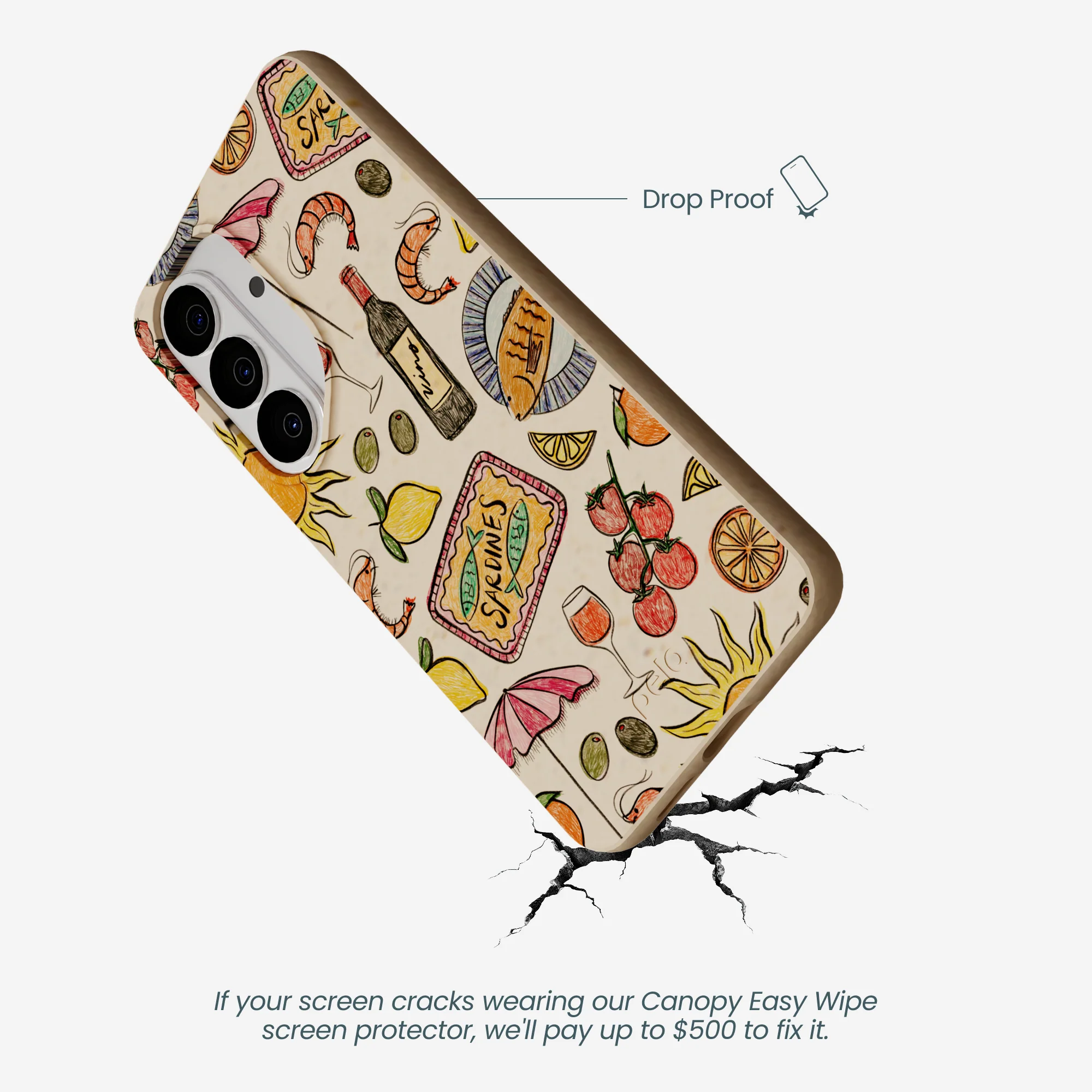 Seashell Coastal Bites Samsung Galaxy S26 Case - Image 5