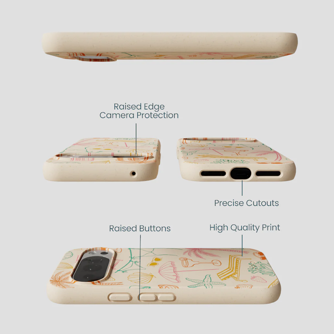 Seashell Coastal Club Google Pixel 10/10 Pro Case - Image 3