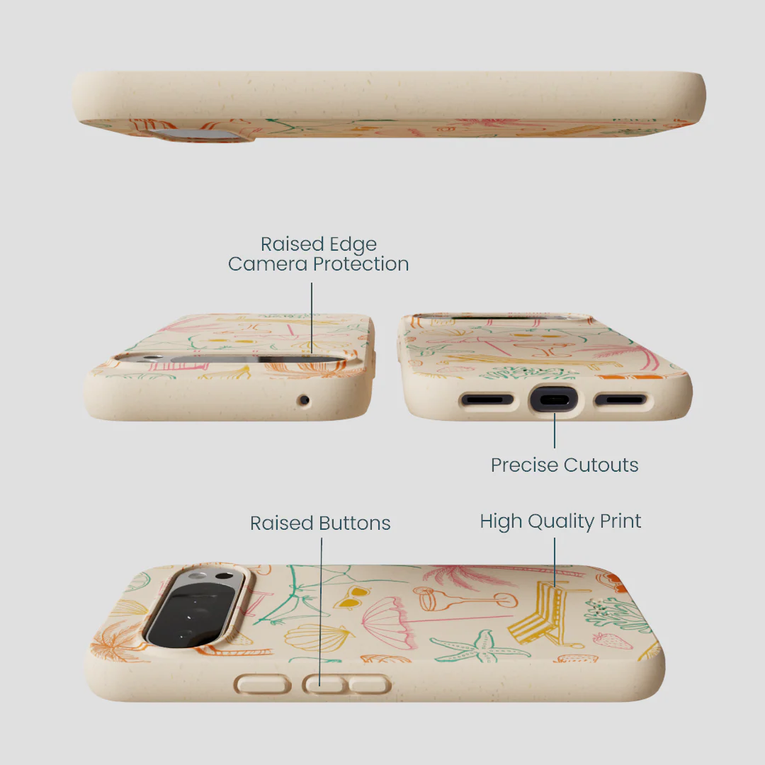 Seashell Coastal Club Google Pixel 10 Pro XL Case - Image 3