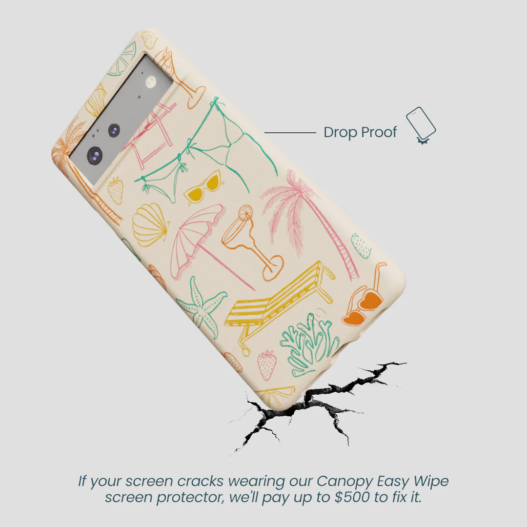 Seashell Coastal Club Google Pixel 6a Case - Image 5
