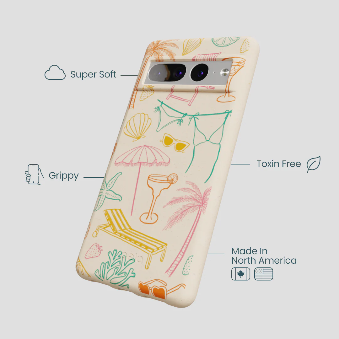 Seashell Coastal Club Google Pixel 7 Pro Case - Image 4