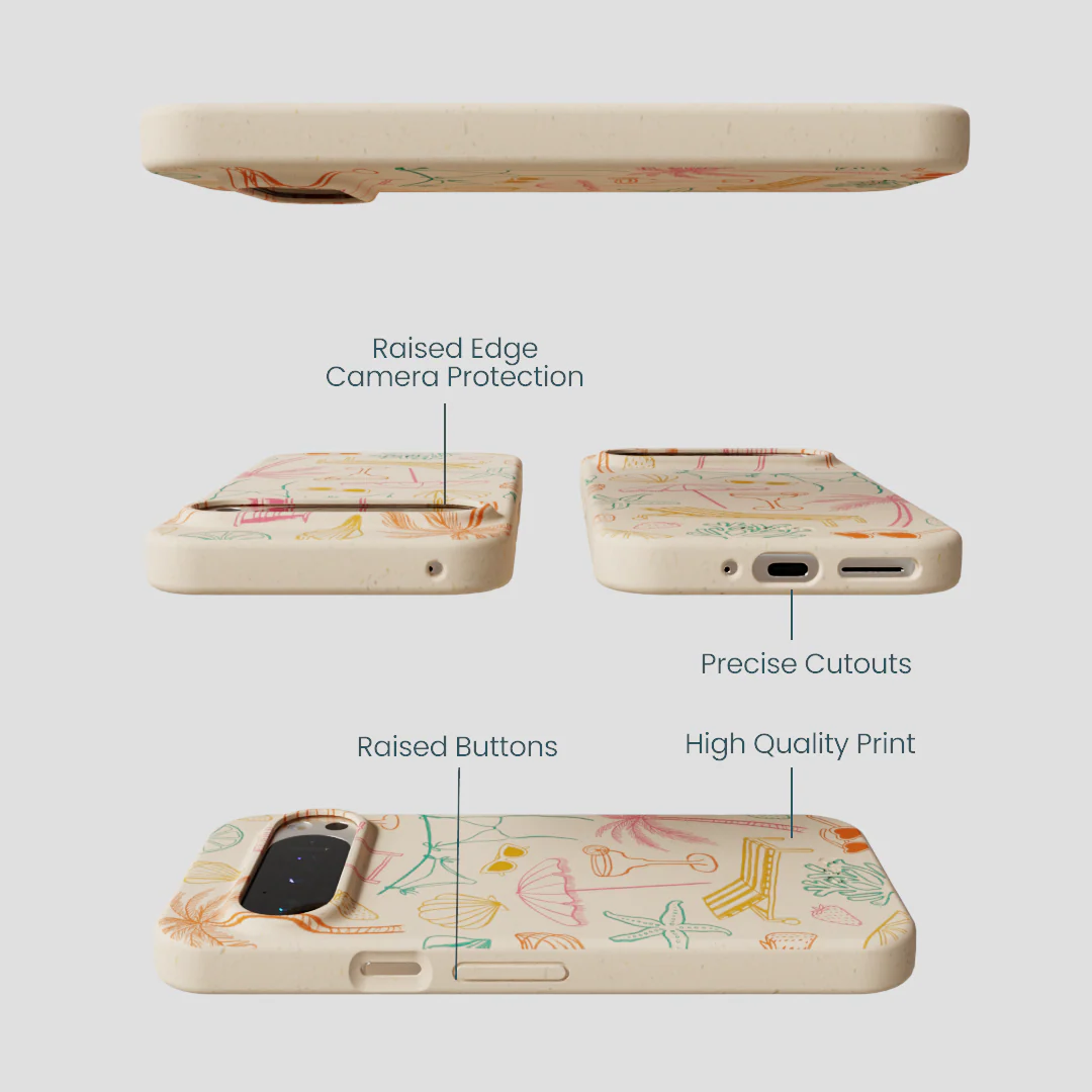 Seashell Coastal Club Google Pixel 9/9 Pro Case - Image 3