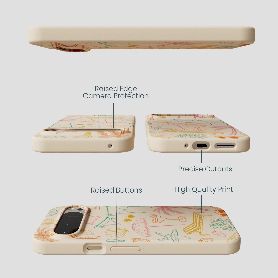 Seashell Coastal Club Google Pixel 9 Pro XL Case - Image 3