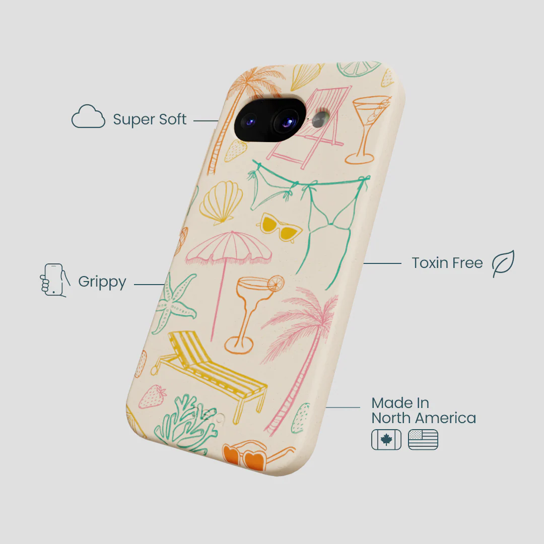Seashell Coastal Club Google Pixel 9a Case - Image 4