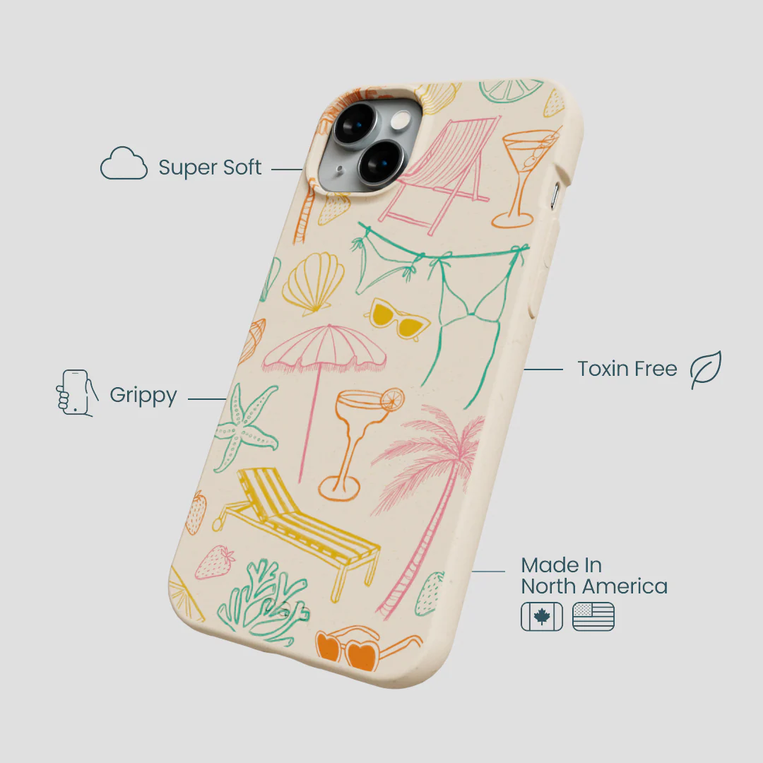 Seashell Coastal Club iPhone 14 Plus Case - Image 4