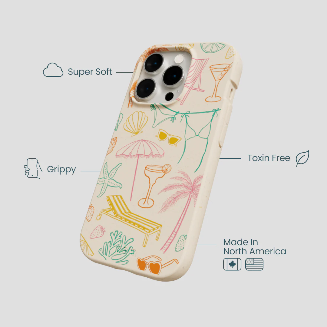 Seashell Coastal Club iPhone 14 Pro Case - Image 4