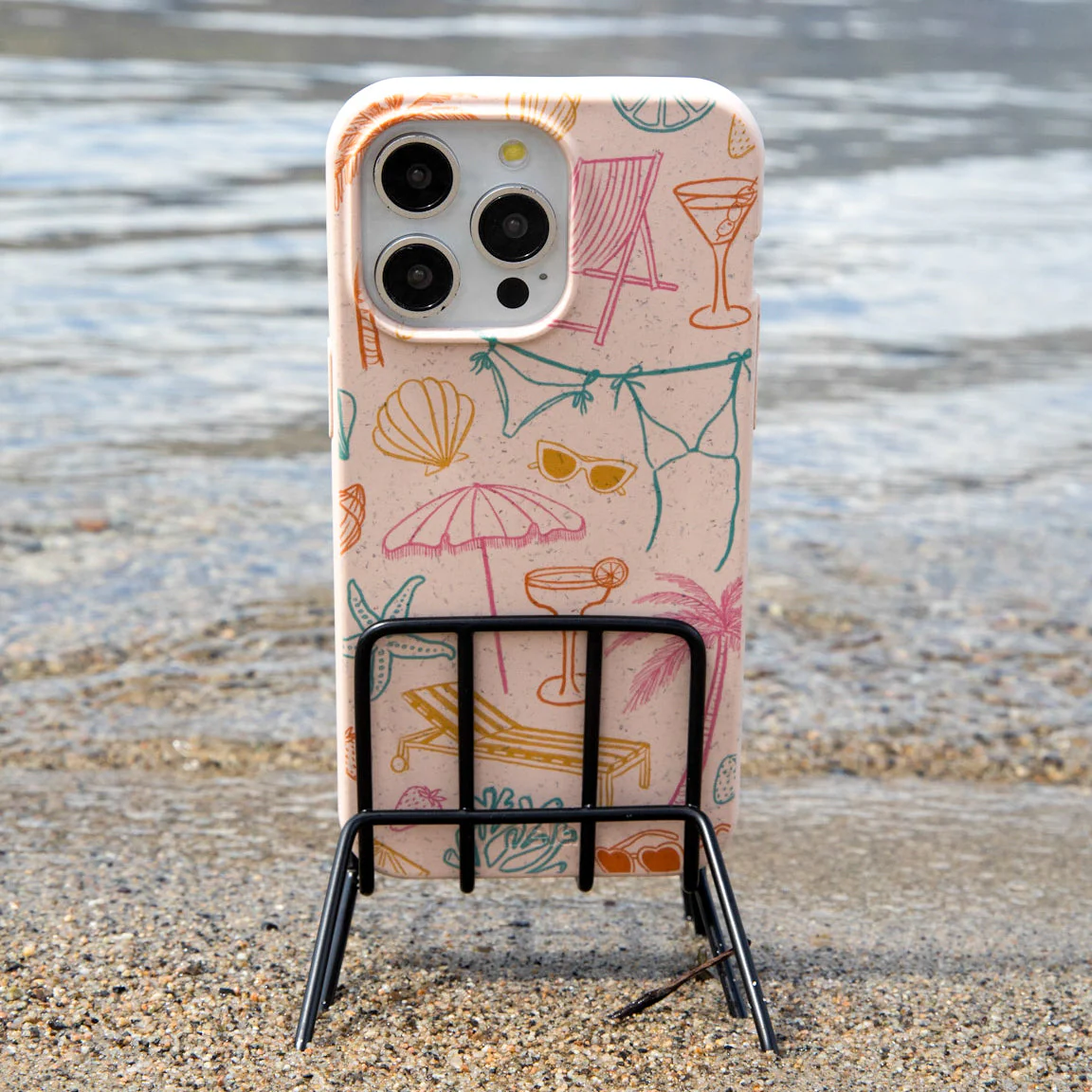 Seashell Coastal Club iPhone 15 Case - Image 2