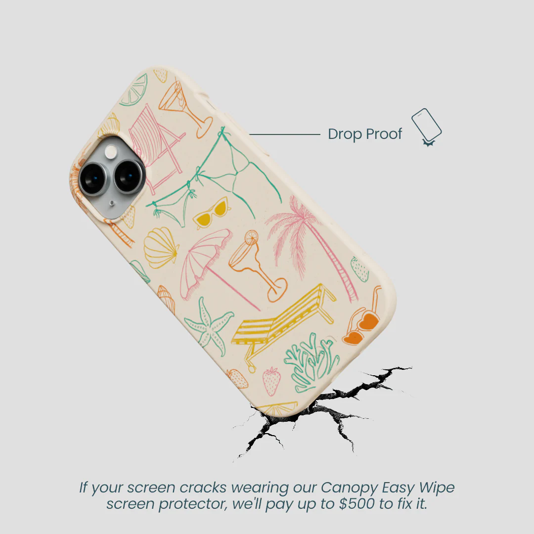 Seashell Coastal Club iPhone 15 Case - Image 5