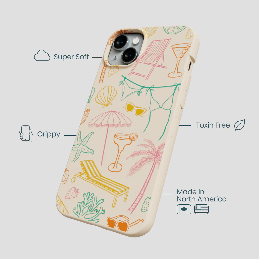 Seashell Coastal Club iPhone 15 Plus Case - Image 4