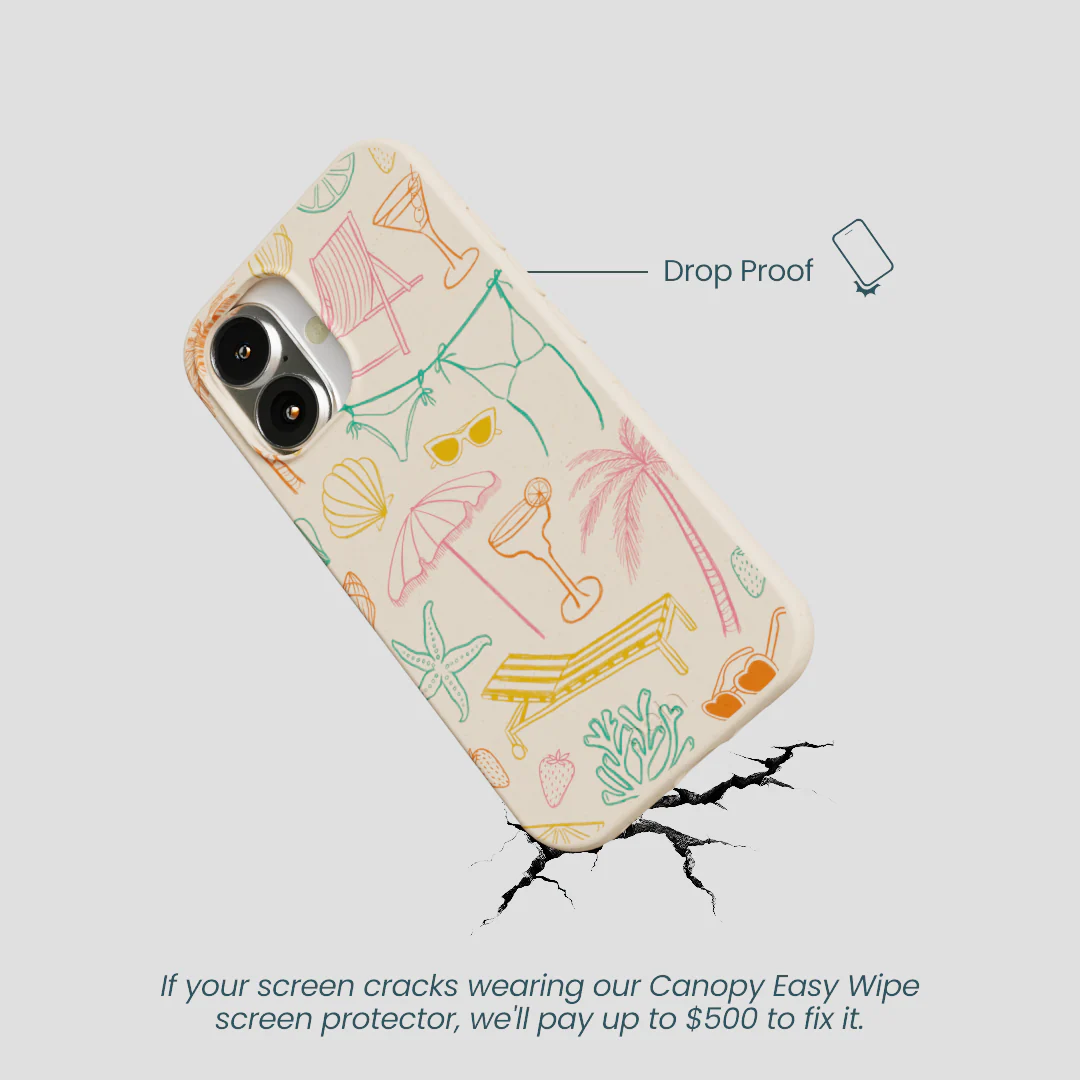 Seashell Coastal Club iPhone 16 Case - Image 5