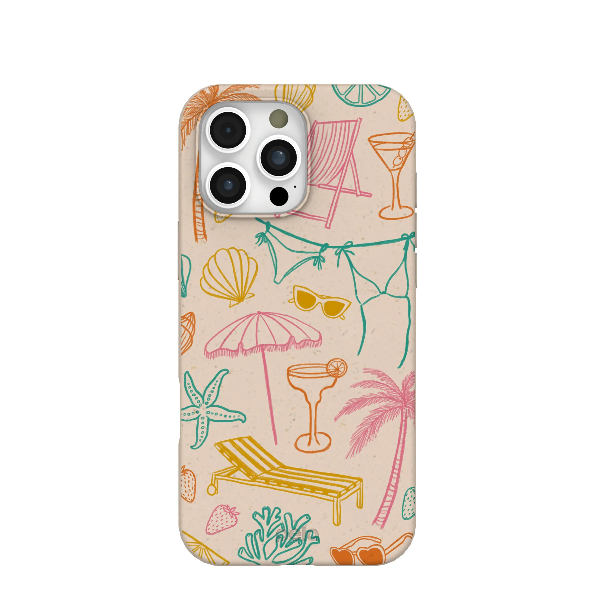 Seashell Coastal Club iPhone 16 Pro Max Case
