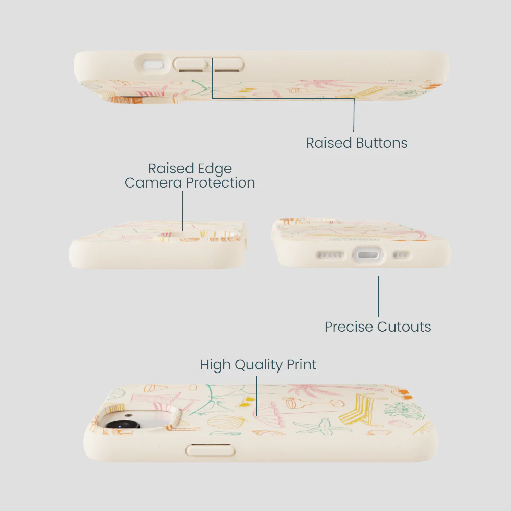 Seashell Coastal Club iPhone 16e/17e Case - Image 3