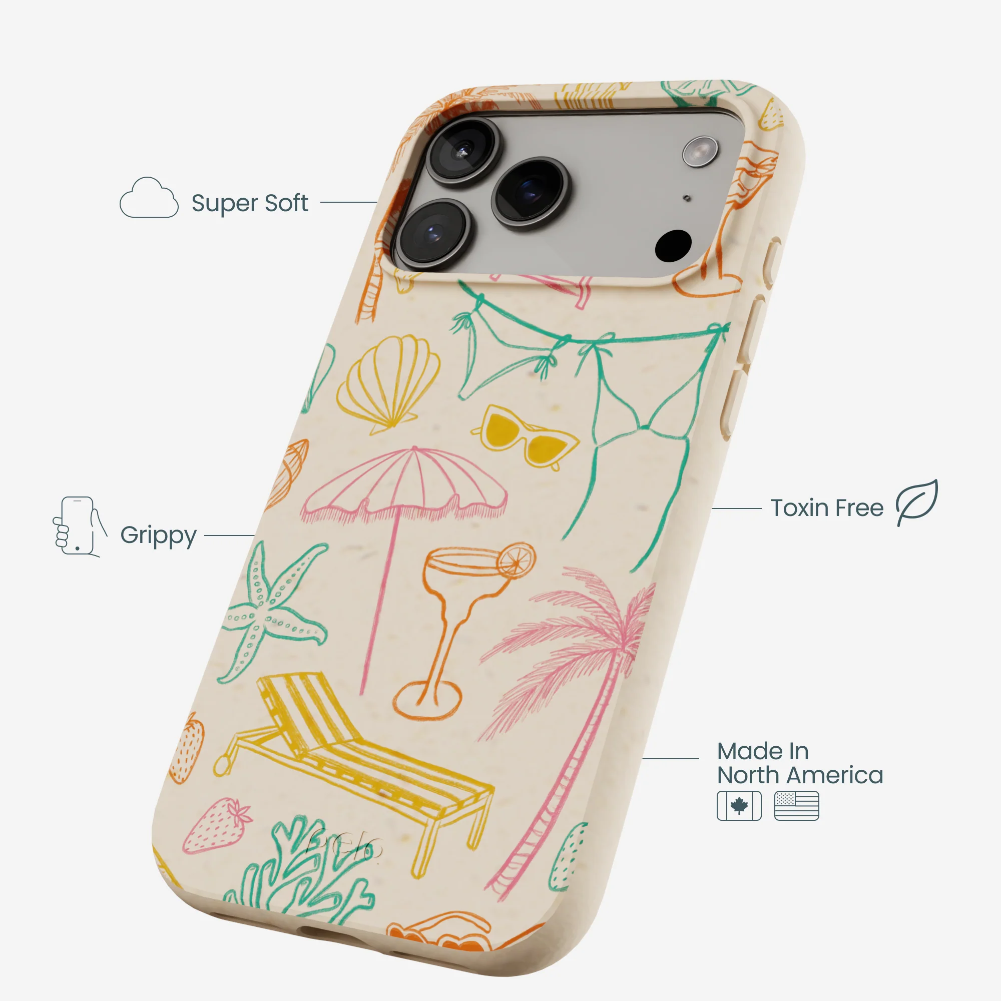 Seashell Coastal Club iPhone 17 Pro Max Case - Image 4