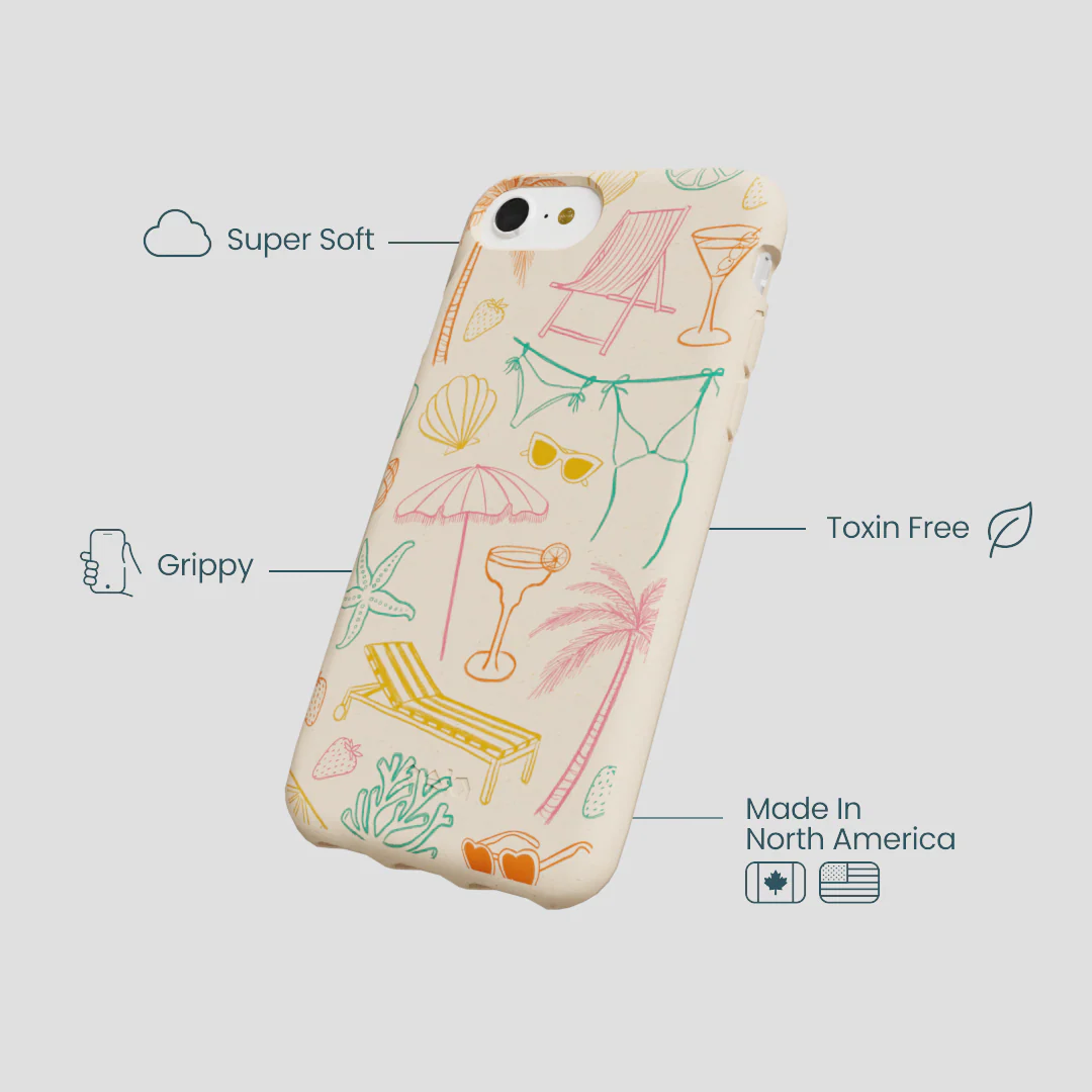 Seashell Coastal Club iPhone 6/6s/7/8/SE Case - Image 4