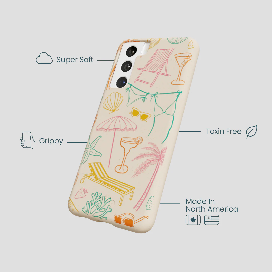 Seashell Coastal Club Samsung Galaxy S21 Case - Image 4