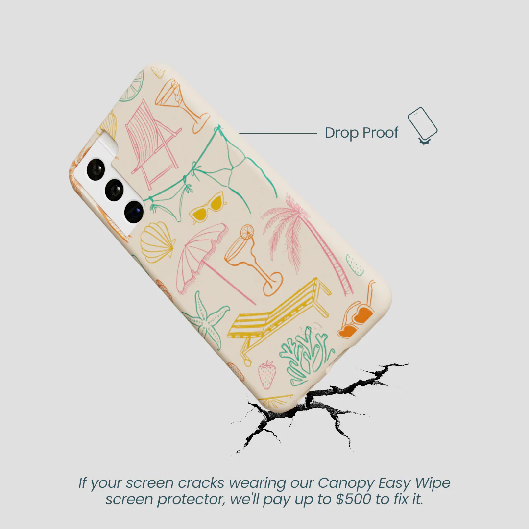 Seashell Coastal Club Samsung Galaxy S21 Case - Image 5