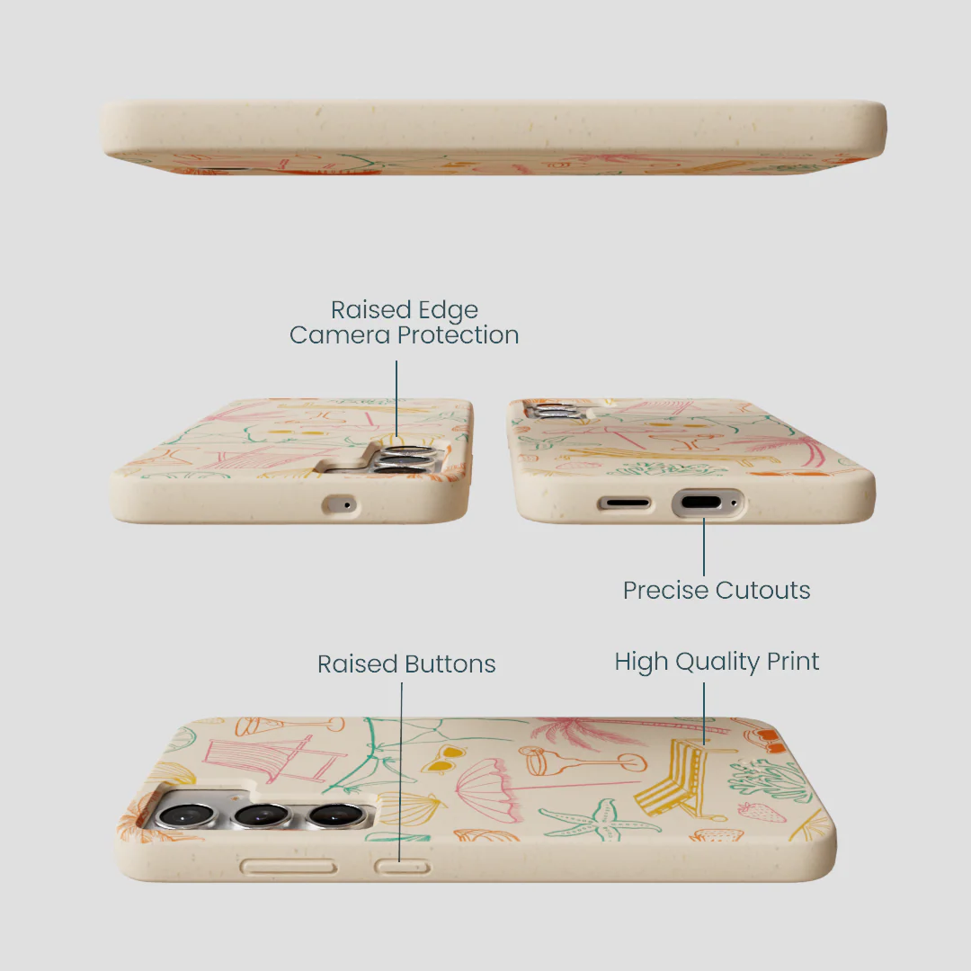 Seashell Coastal Club Samsung Galaxy S25+(Plus) Case - Image 3