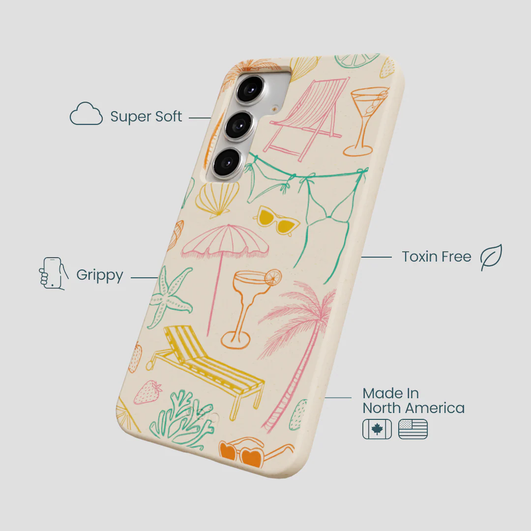 Seashell Coastal Club Samsung Galaxy S25+(Plus) Case - Image 4