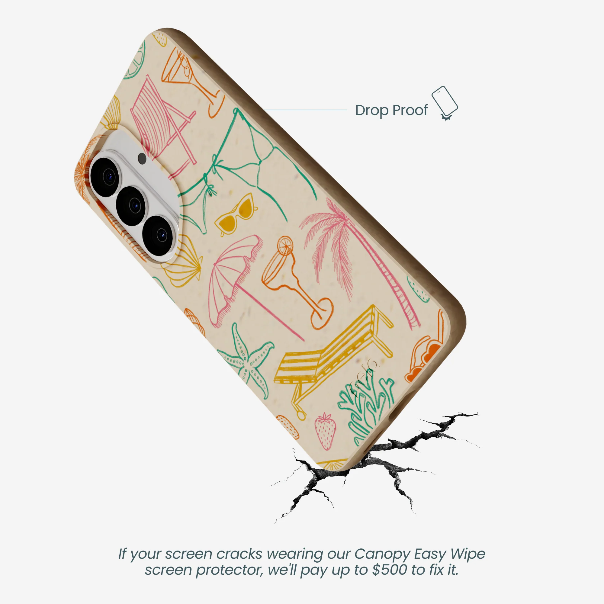 Seashell Coastal Club Samsung Galaxy S26 Case - Image 5
