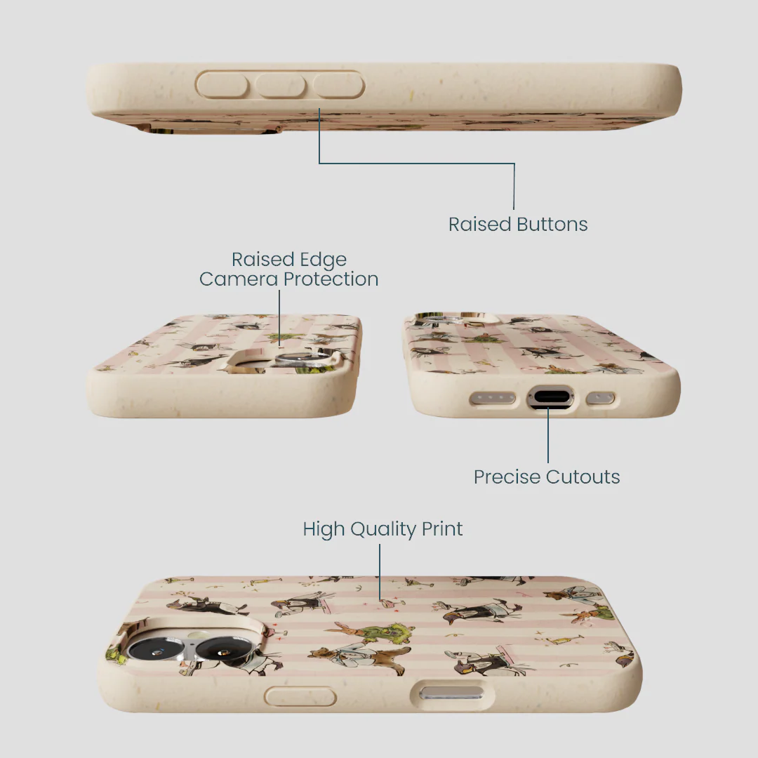 Seashell Cocktail Cabana iPhone 16 Case - Image 3