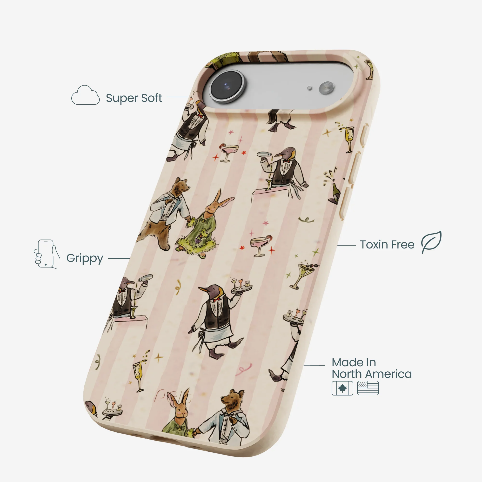 Seashell Cocktail Cabana iPhone Air Case - Image 4
