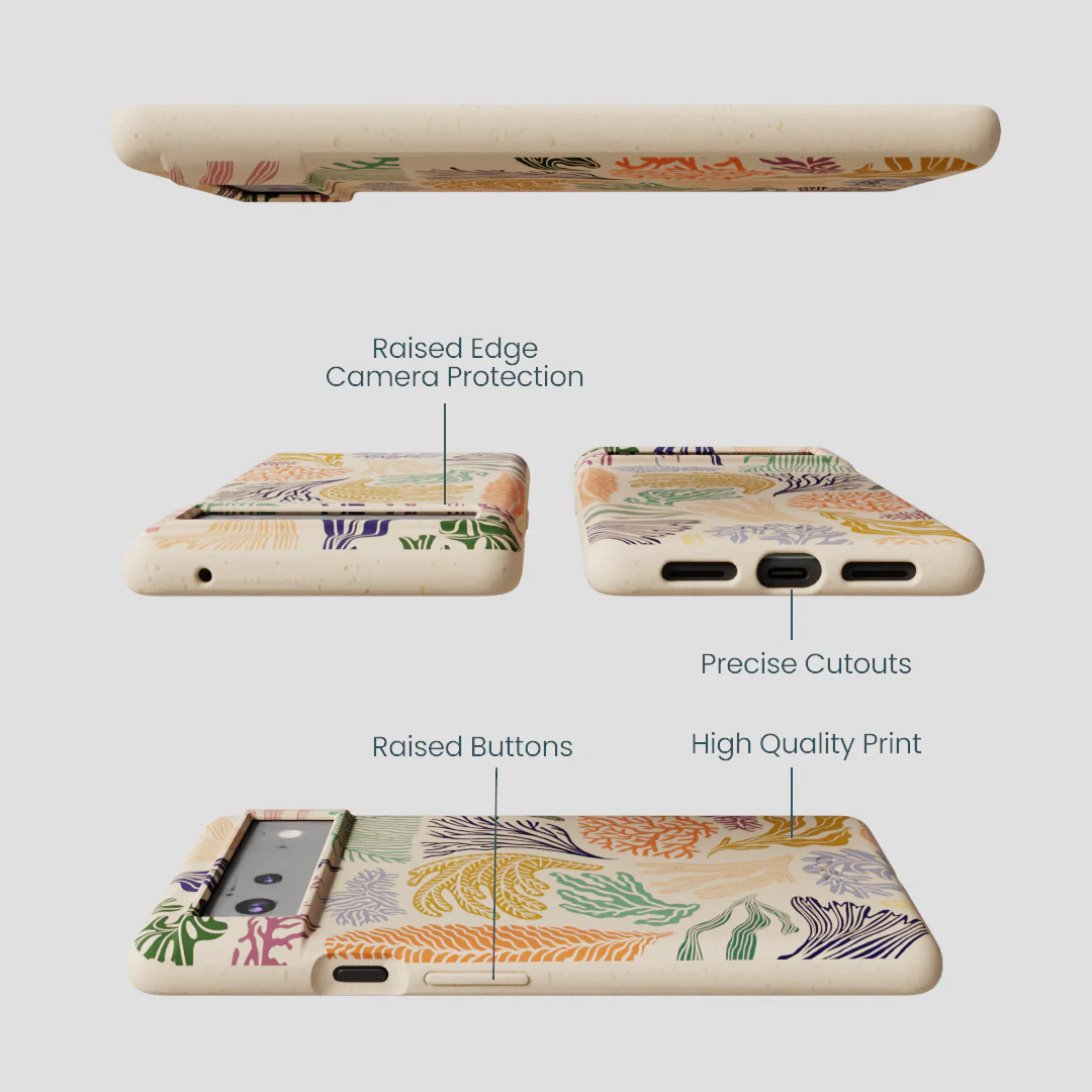 Seashell Coral Dreams Google Pixel 6 Case - Image 3