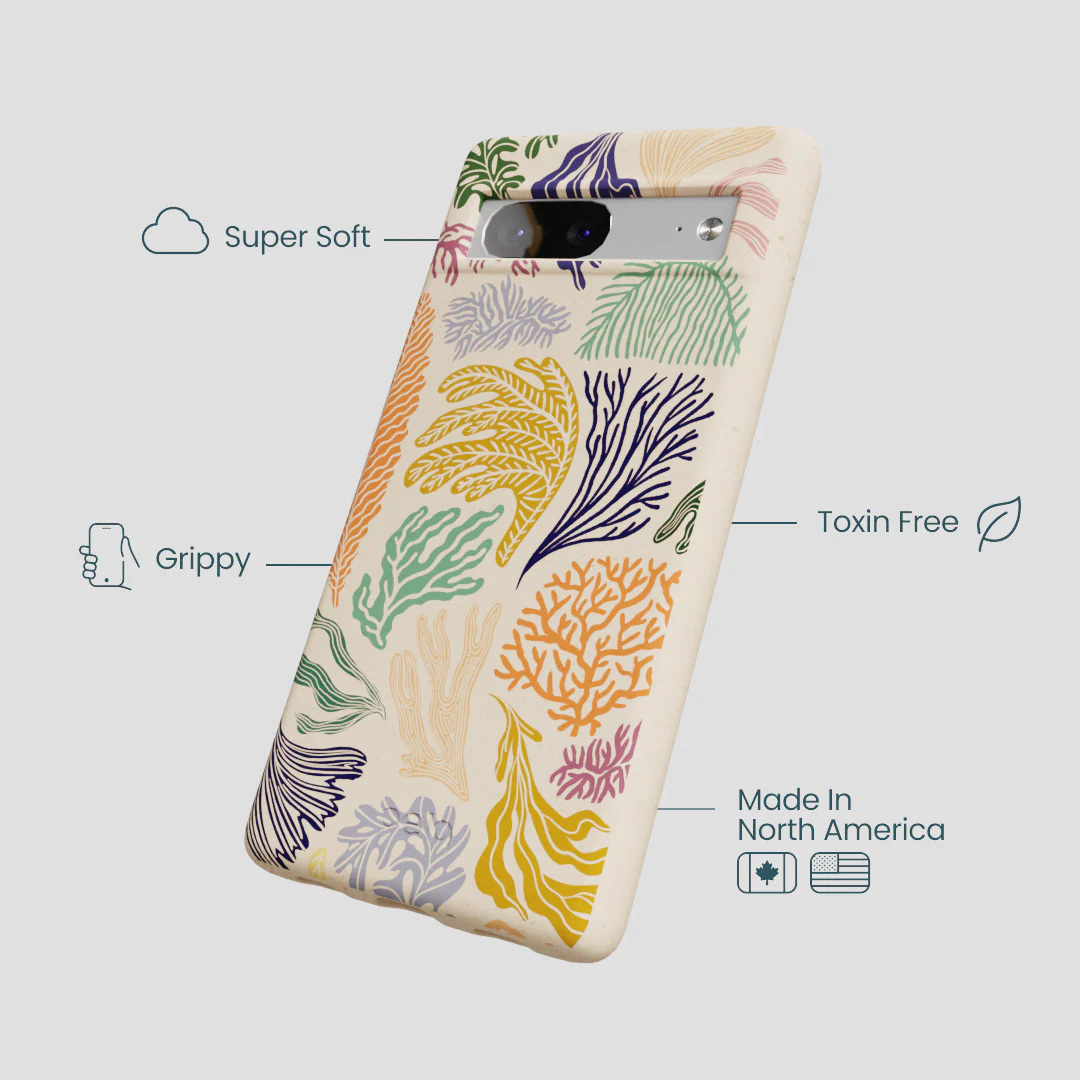 Seashell Coral Dreams Google Pixel 7a Case - Image 4