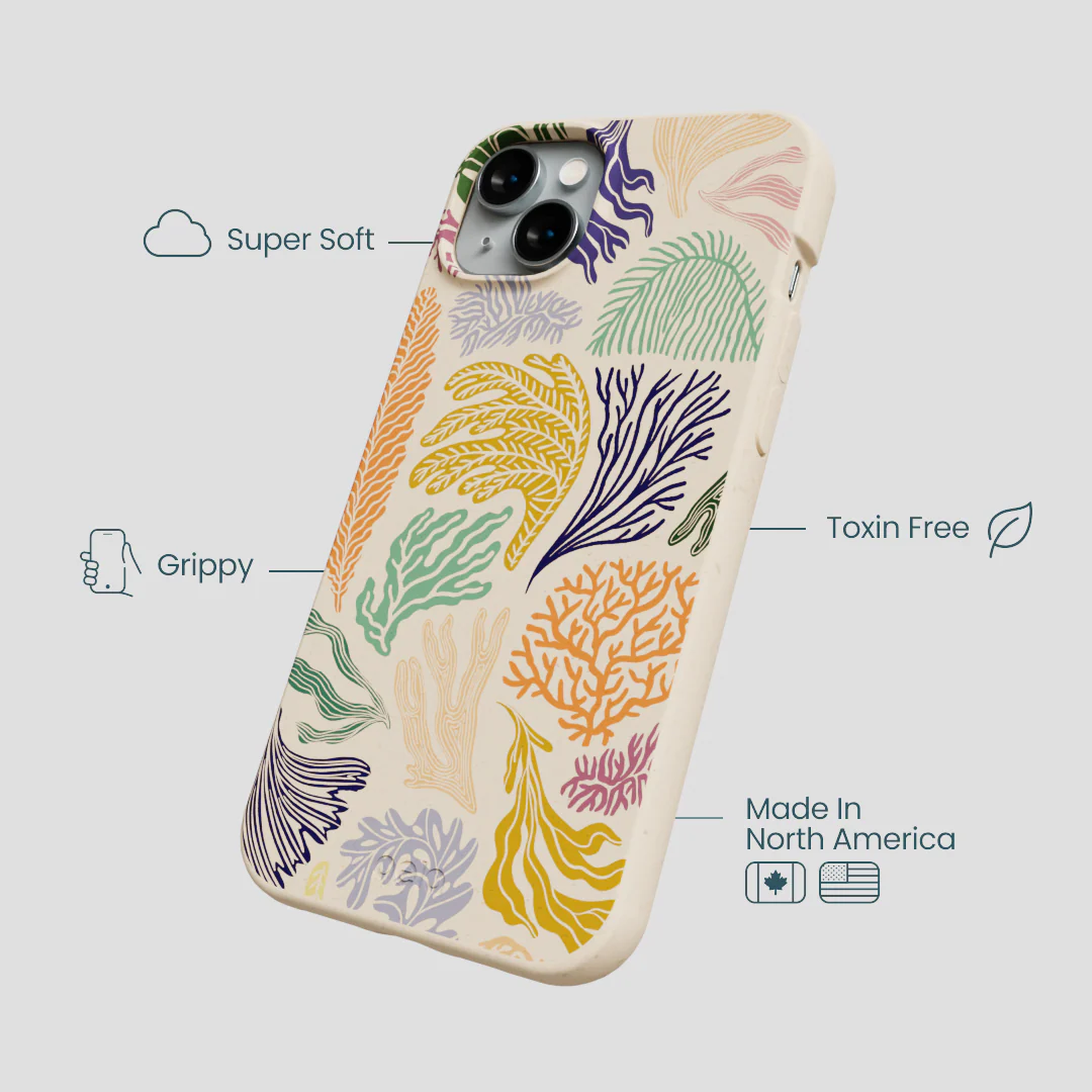 Seashell Coral Dreams iPhone 14 Plus Case - Image 4