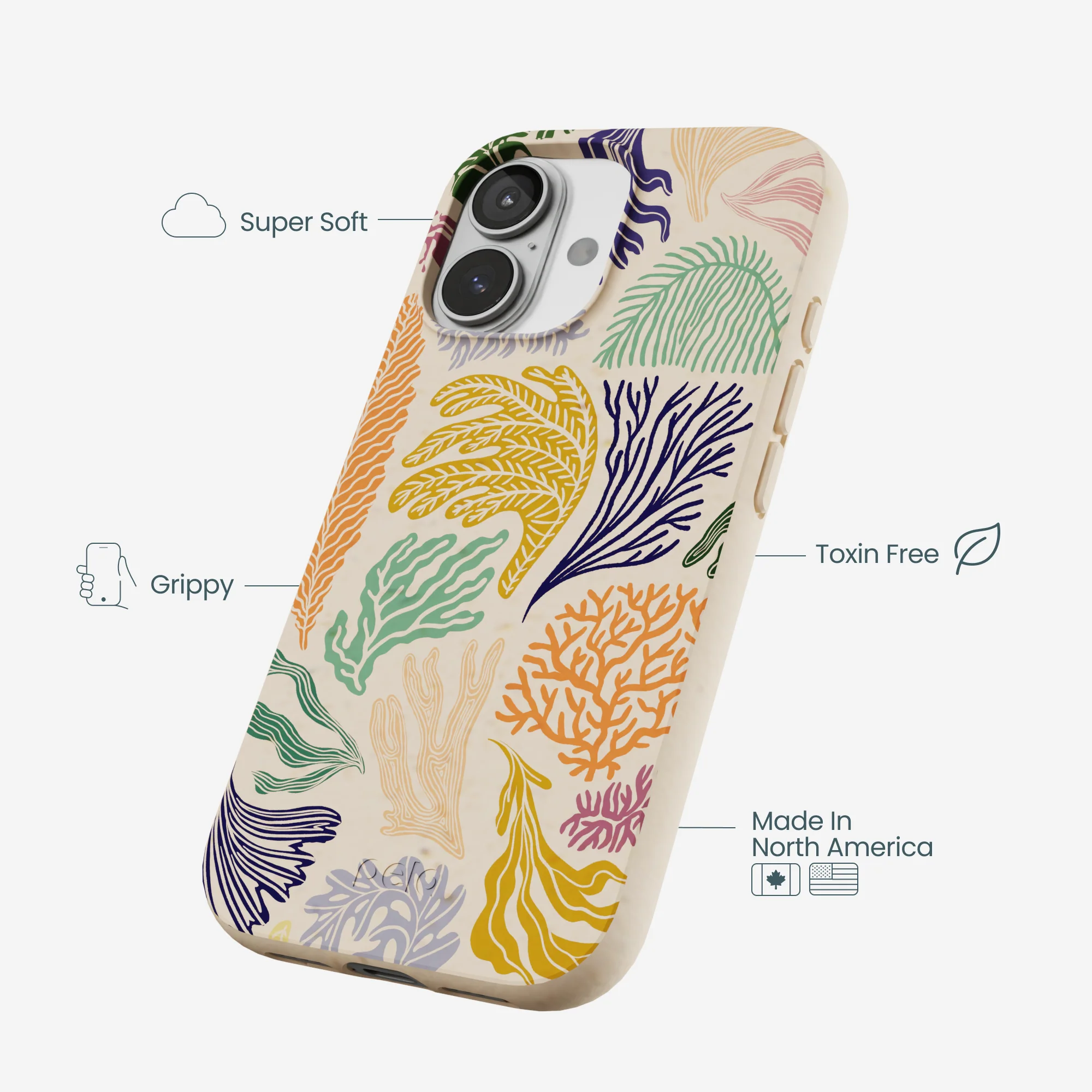 Seashell Coral Dreams iPhone 17 Case - Image 4