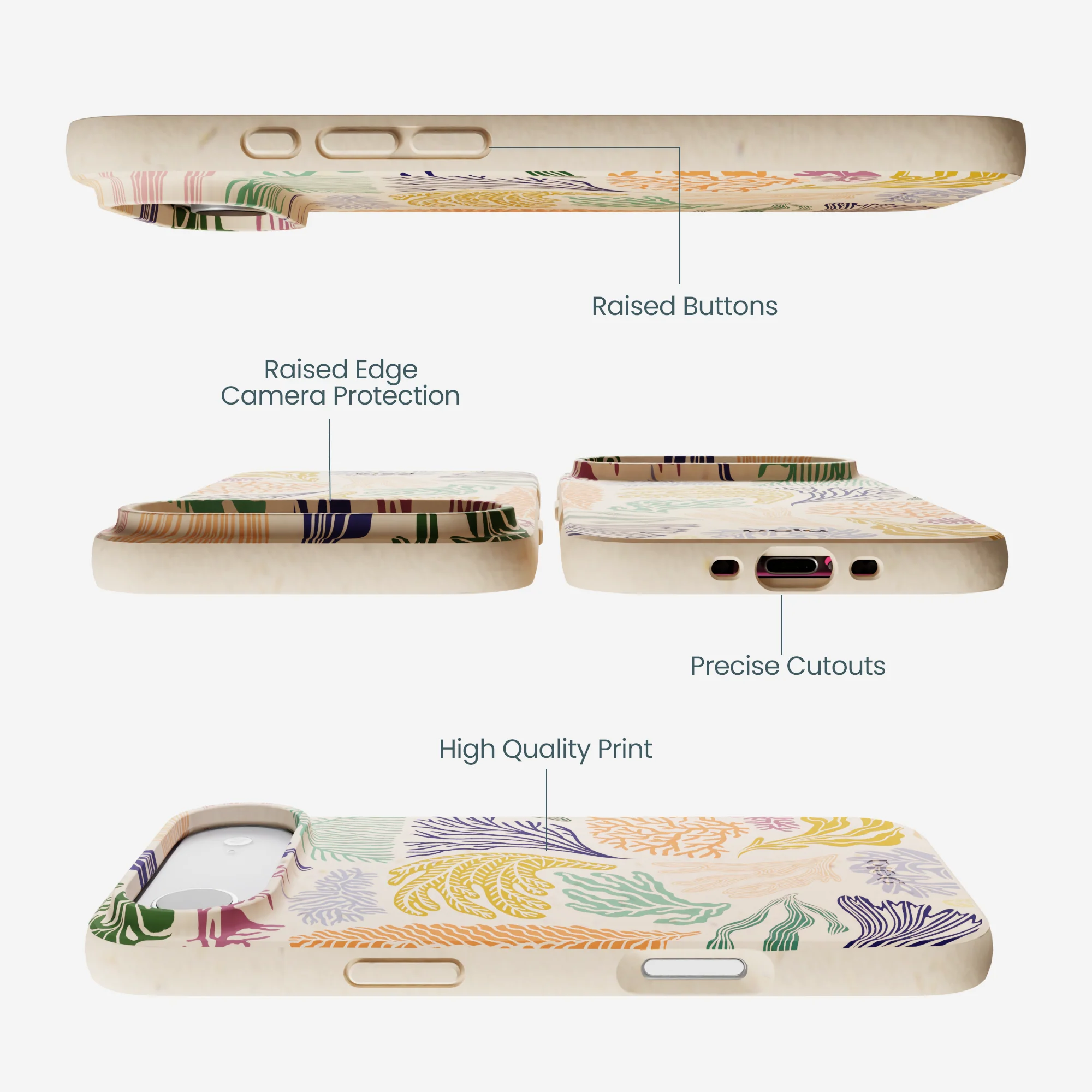 Seashell Coral Dreams iPhone Air Case - Image 3