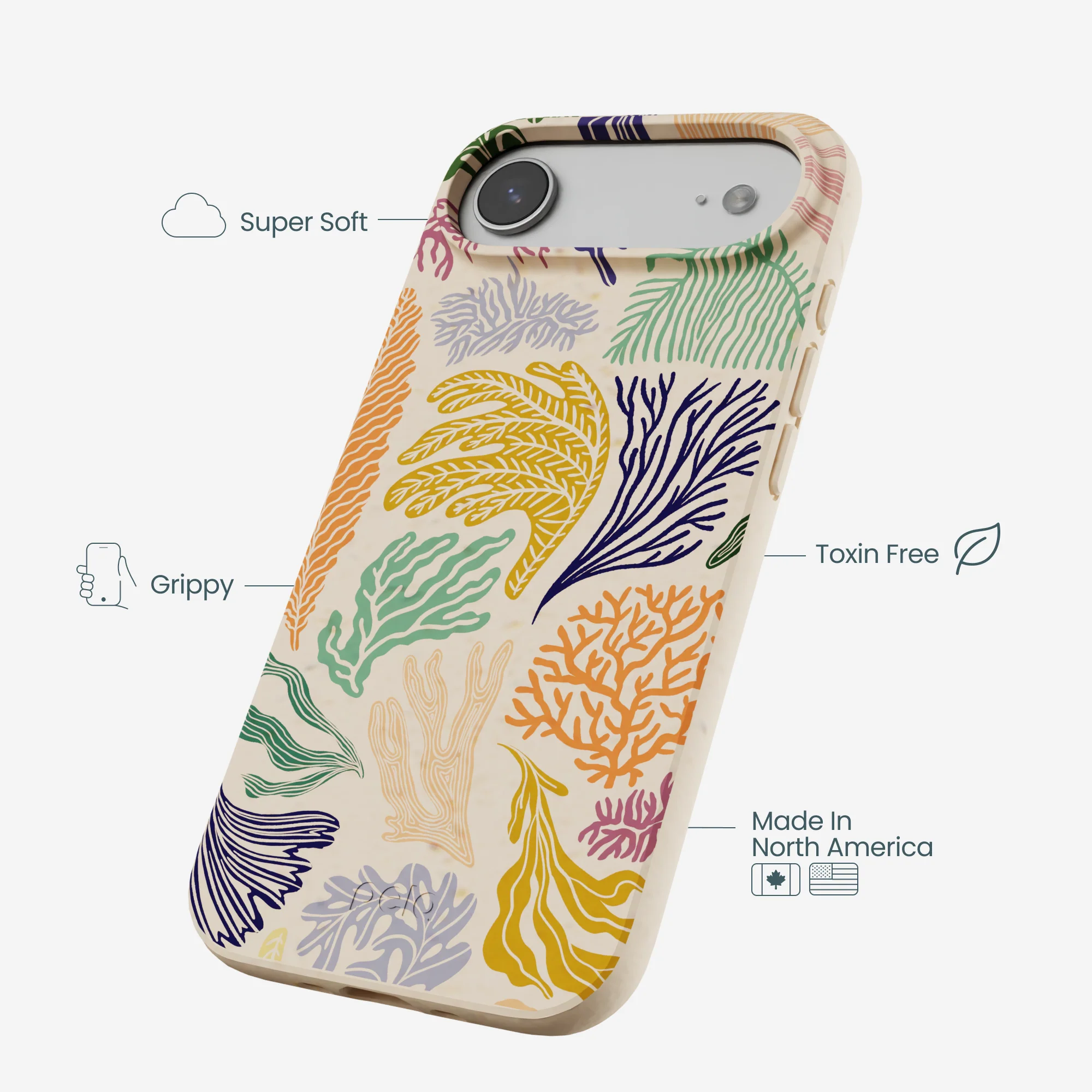 Seashell Coral Dreams iPhone Air Case - Image 4
