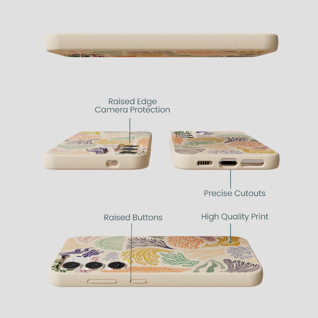 Seashell Coral Dreams Samsung Galaxy S23 Case - Image 3