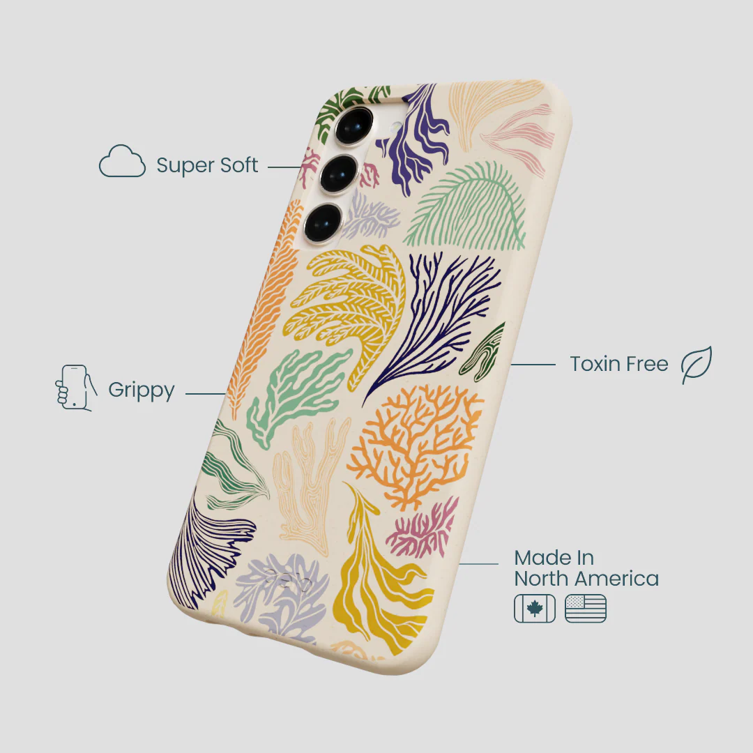 Seashell Coral Dreams Samsung Galaxy S23+(Plus) Case - Image 4