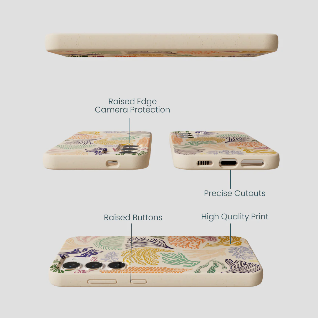 Seashell Coral Dreams Samsung Galaxy S24 Case - Image 3