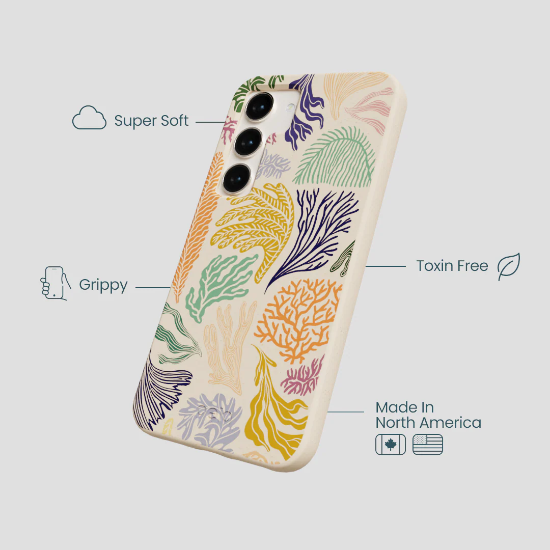 Seashell Coral Dreams Samsung Galaxy S24 Case - Image 4