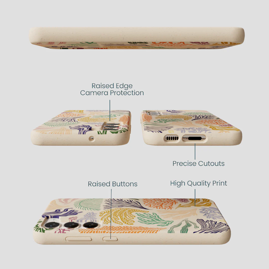 Seashell Coral Dreams Samsung Galaxy S24+(Plus) Case - Image 3