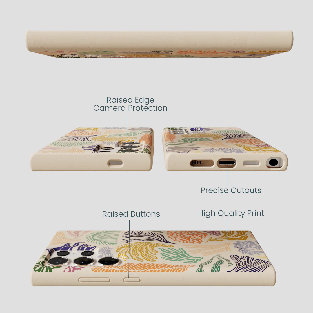 Seashell Coral Dreams Samsung Galaxy S24 Ultra Case - Image 3