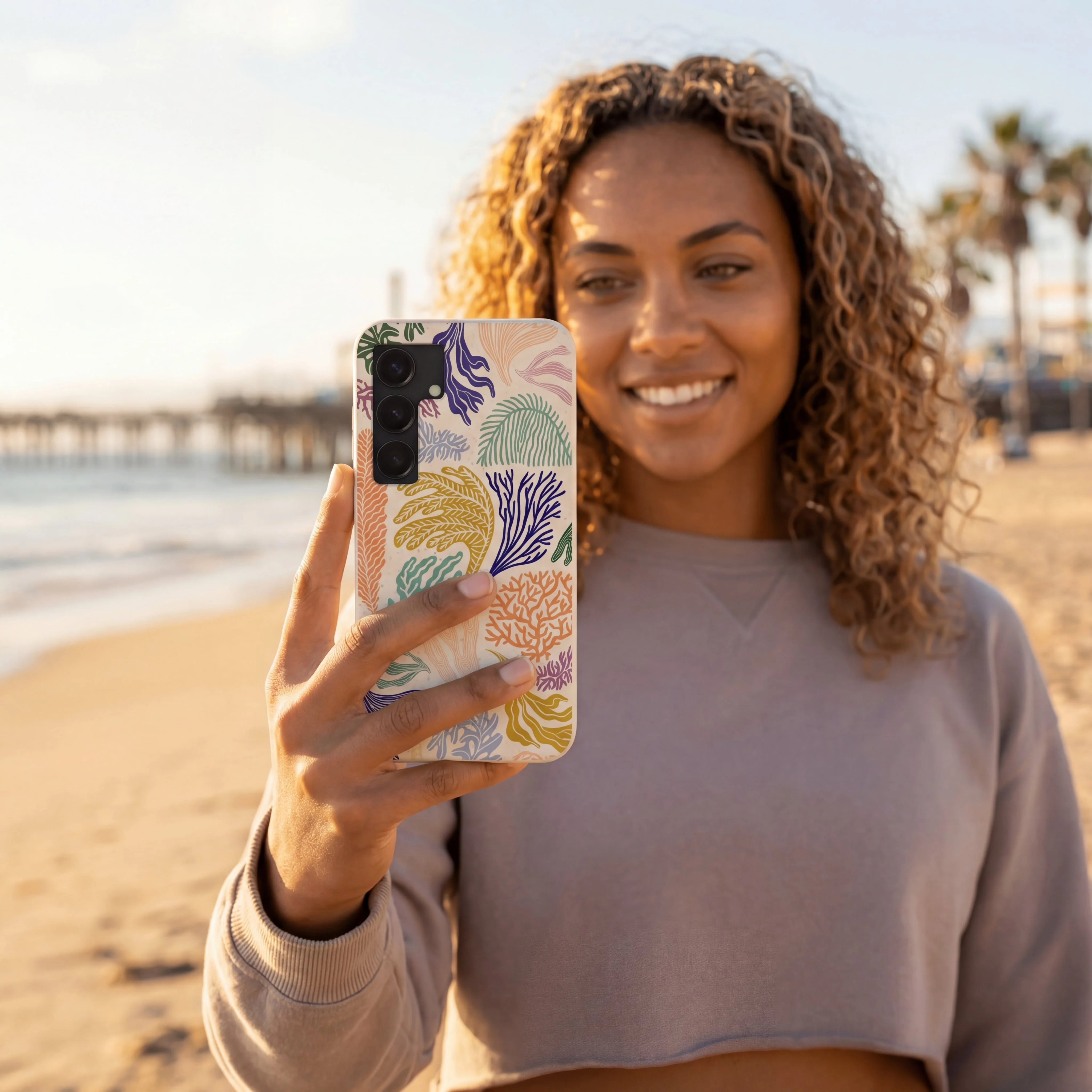 Seashell Coral Dreams Samsung Galaxy S25 Case - Image 2