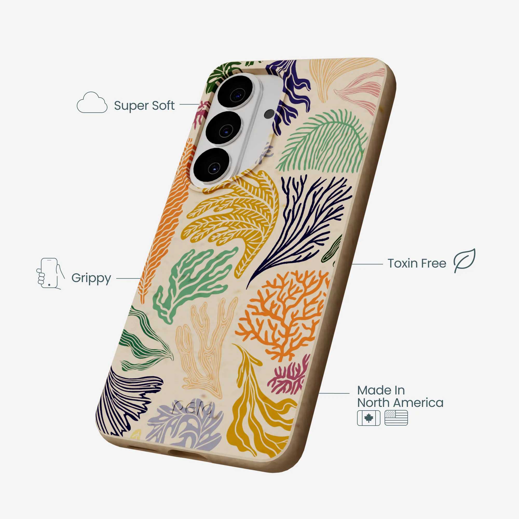 Seashell Coral Dreams Samsung Galaxy S26 Case - Image 4