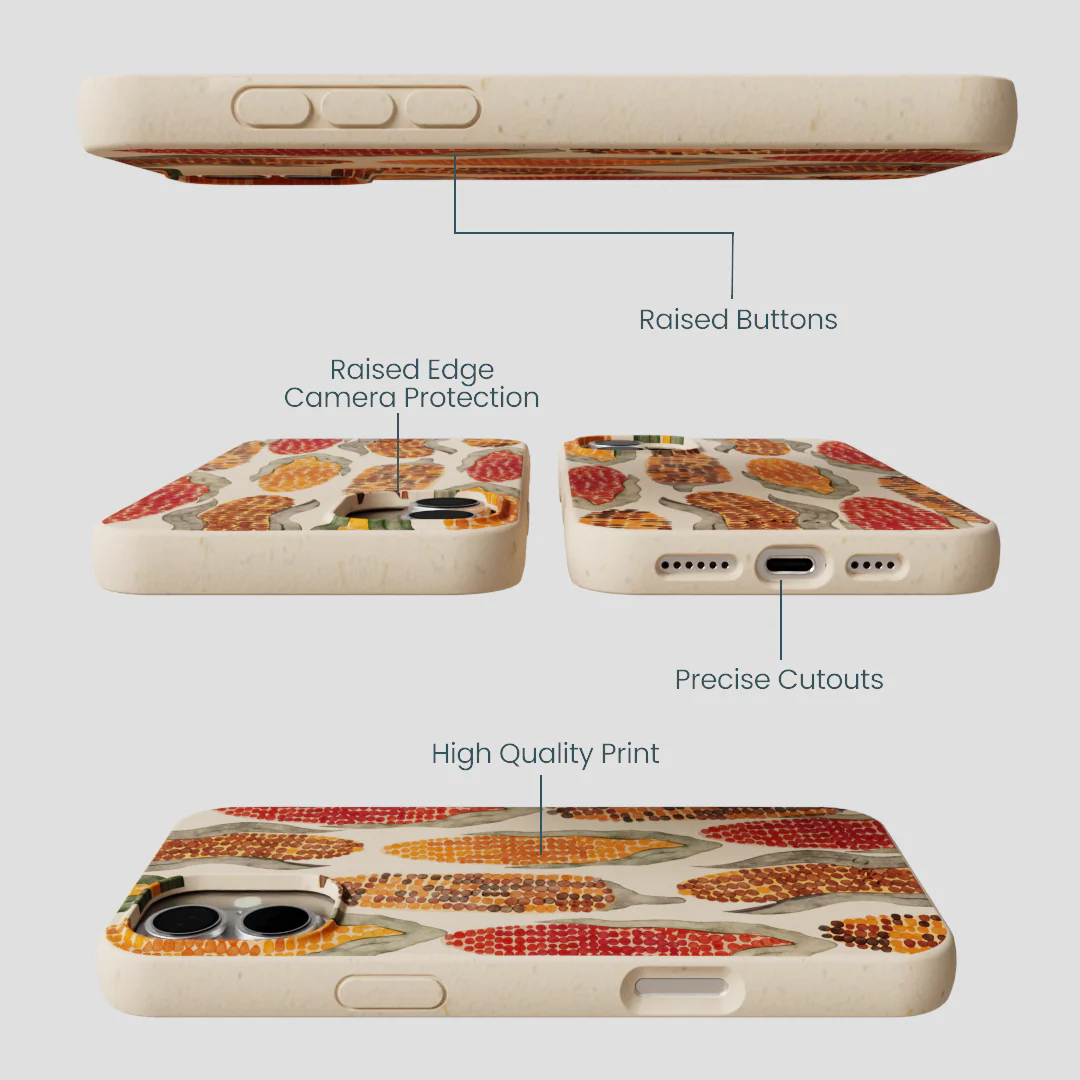 Seashell Cornfield iPhone 16 Plus Case - Image 3