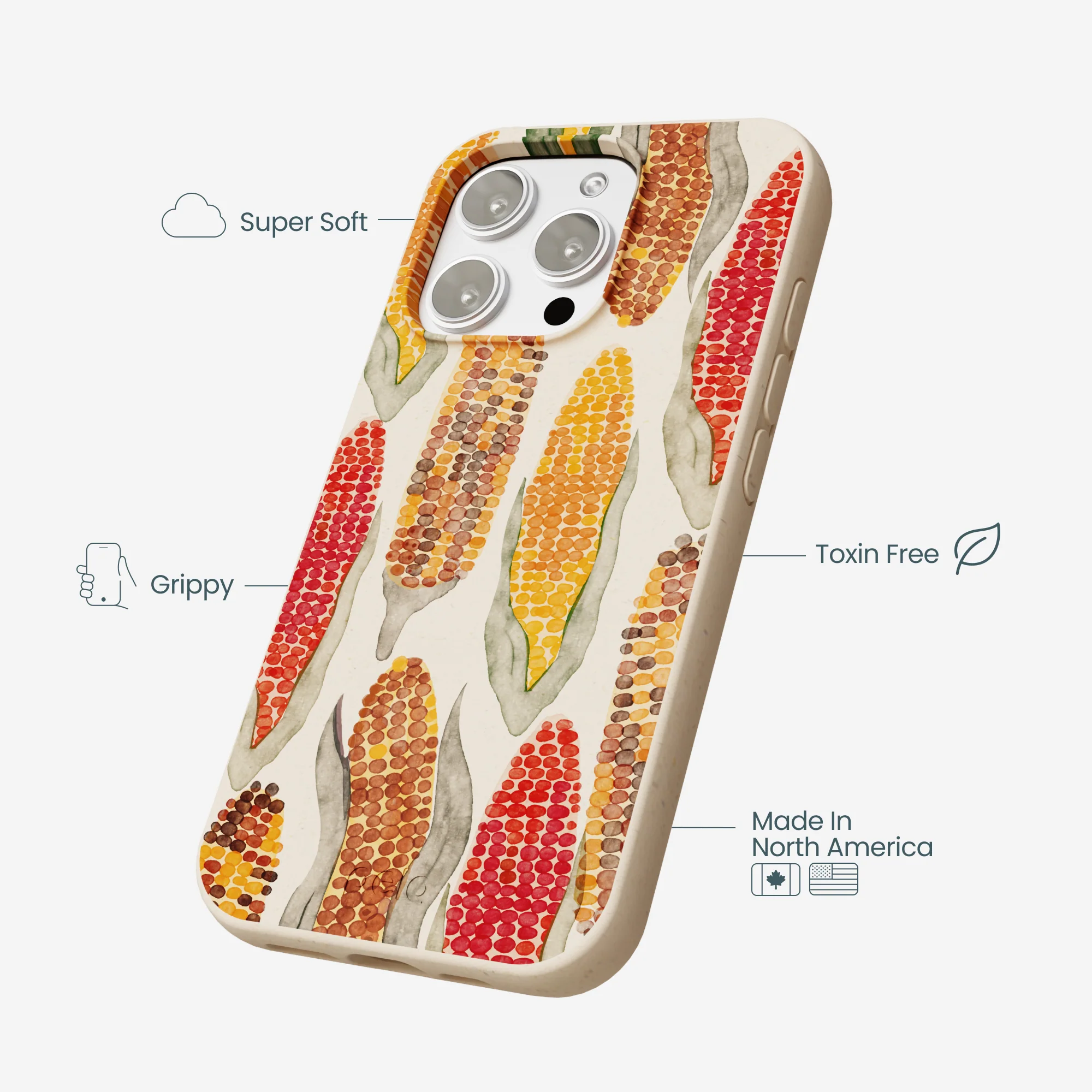Seashell Cornfield iPhone 16 Pro Max Case - Image 4