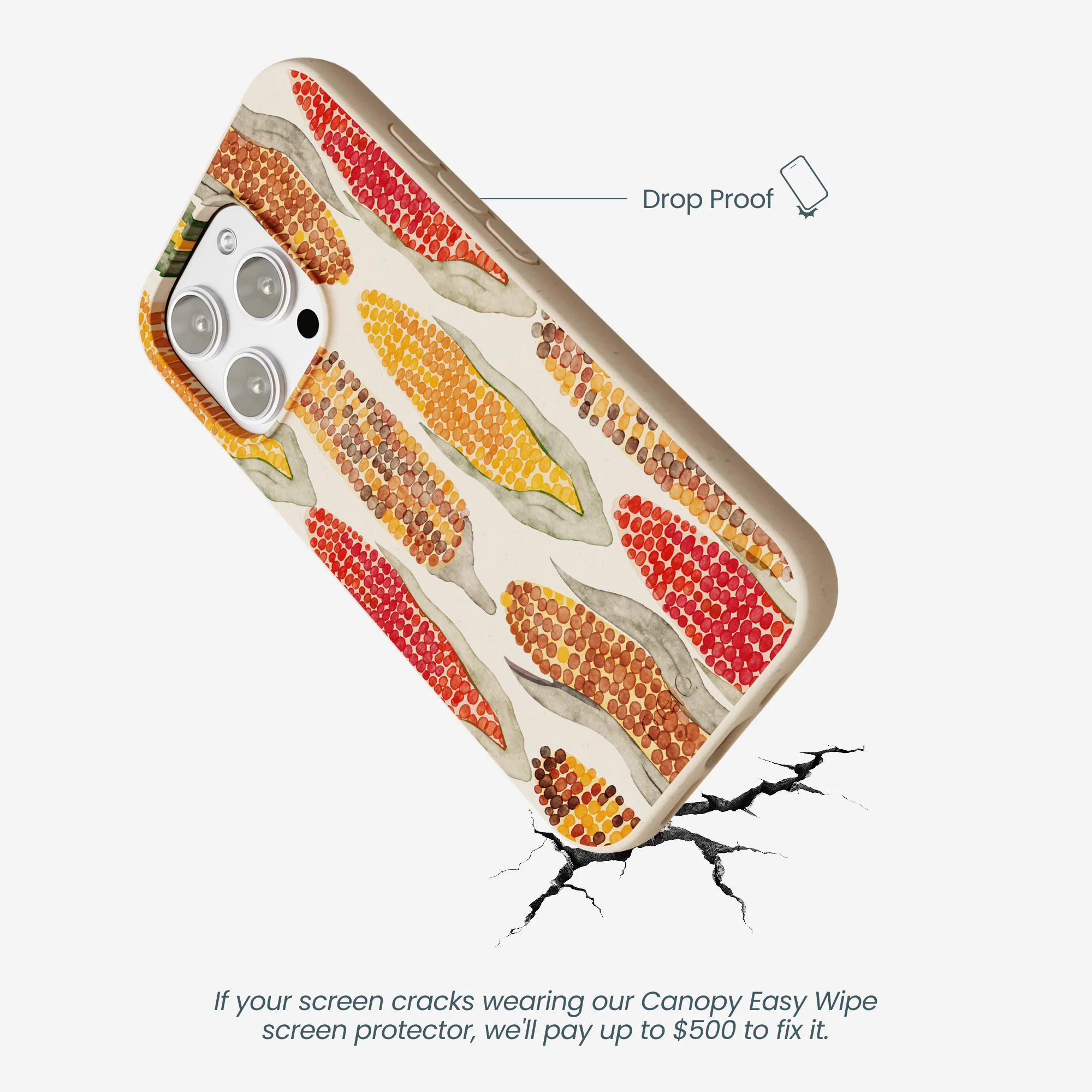 Seashell Cornfield iPhone 16 Pro Max Case - Image 5