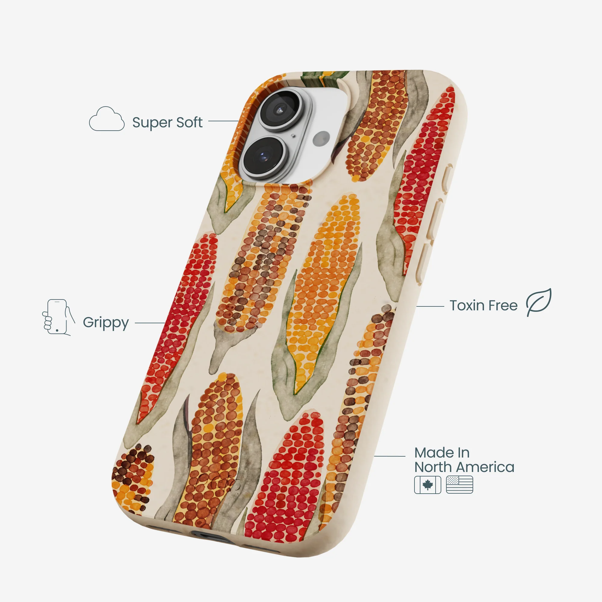 Seashell Cornfield iPhone 17 Case - Image 4