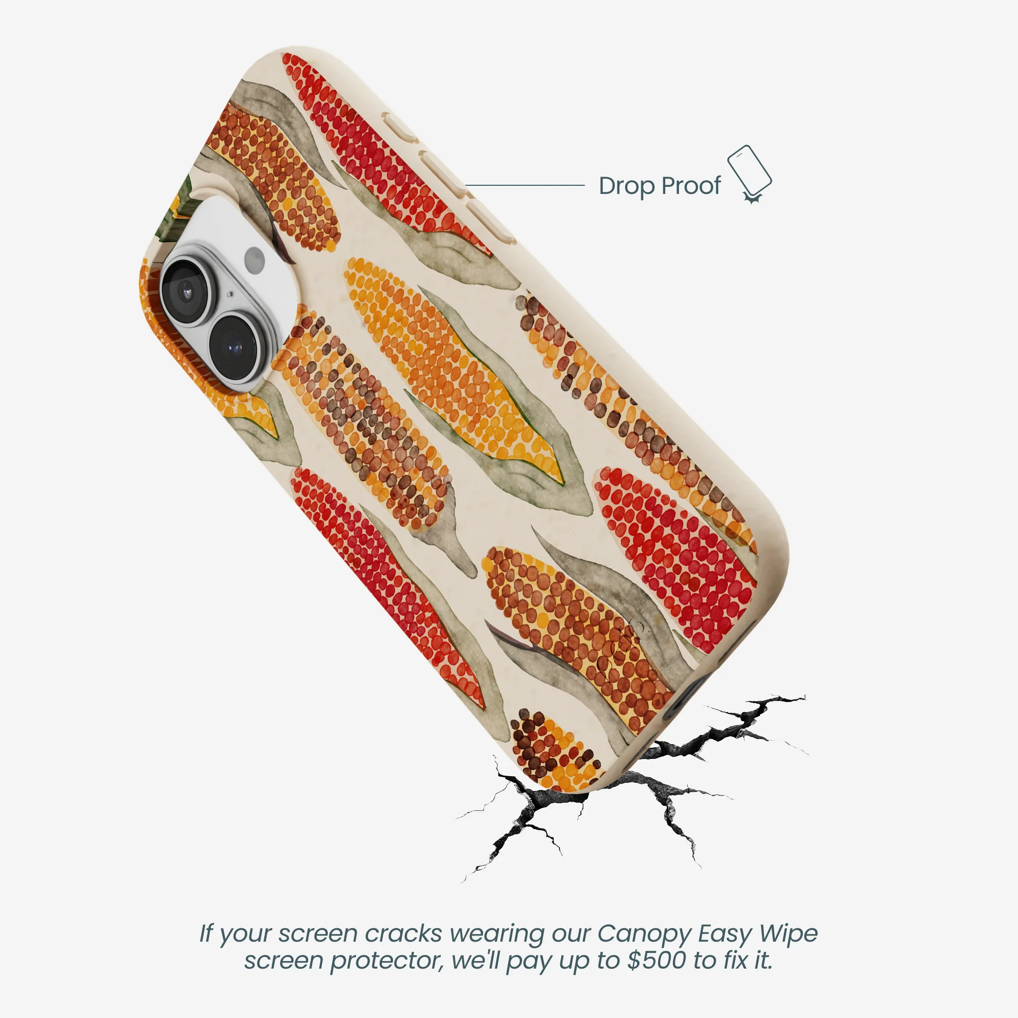 Seashell Cornfield iPhone 17 Case - Image 5