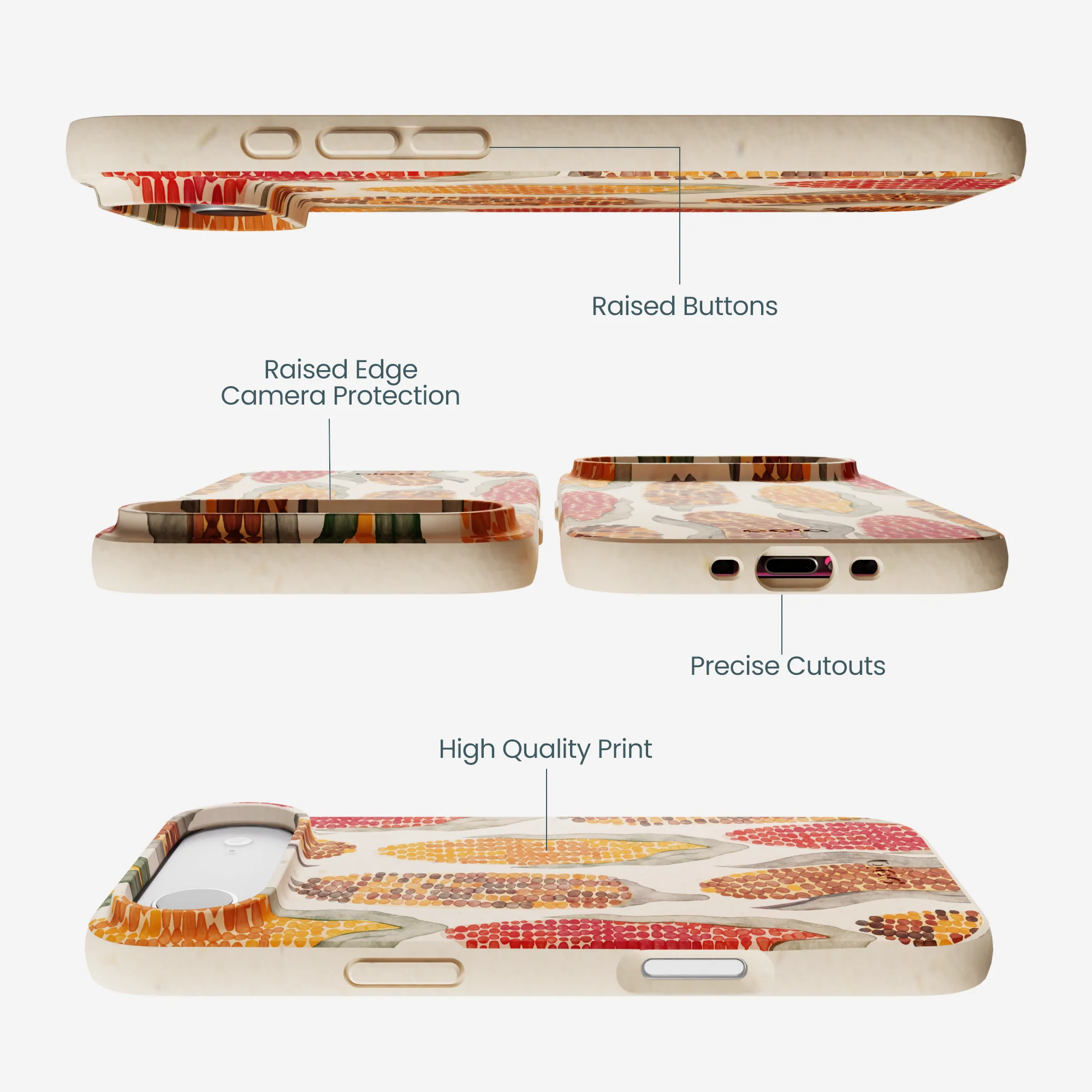 Seashell Cornfield iPhone Air Case - Image 3