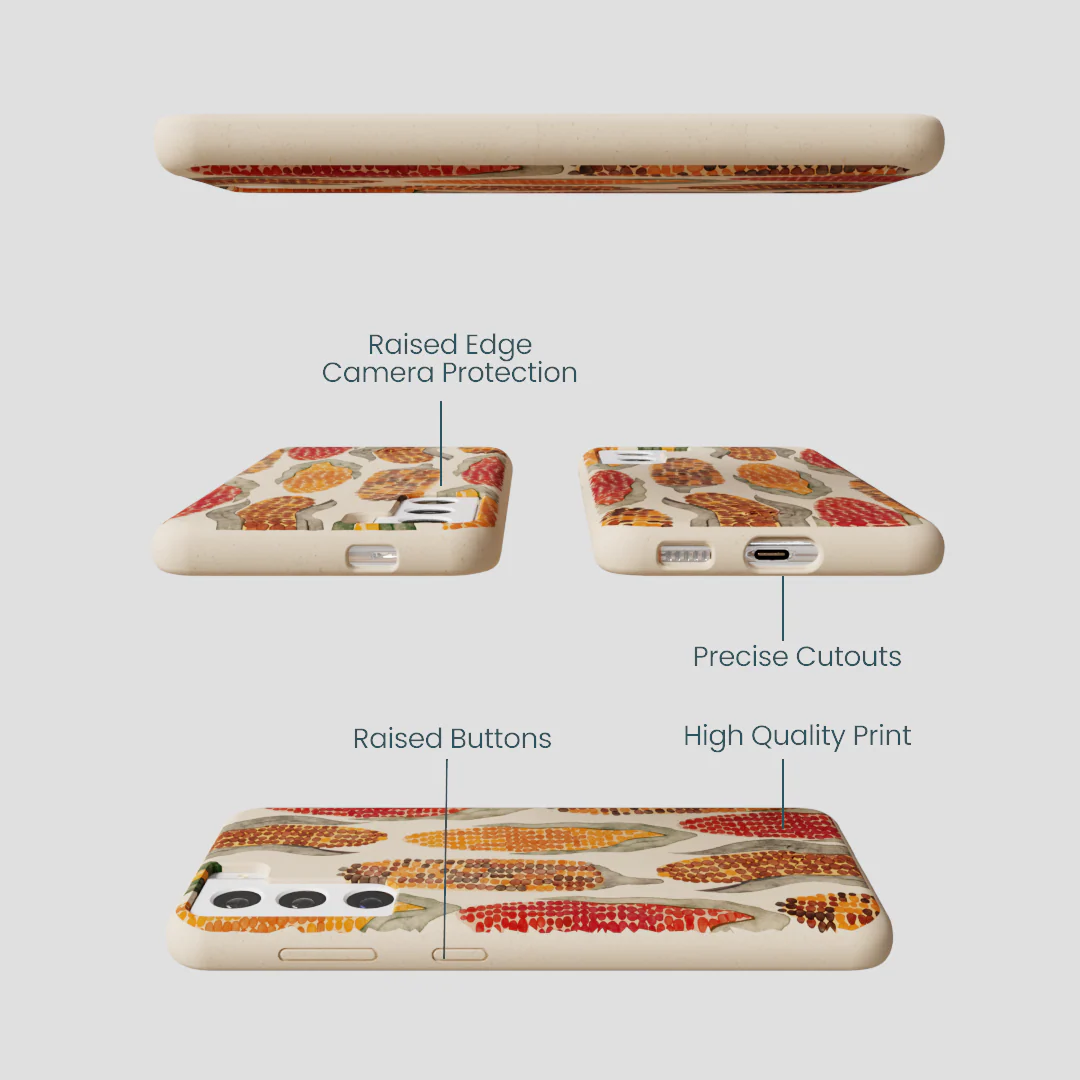 Seashell Cornfield Samsung Galaxy S21 Case - Image 3