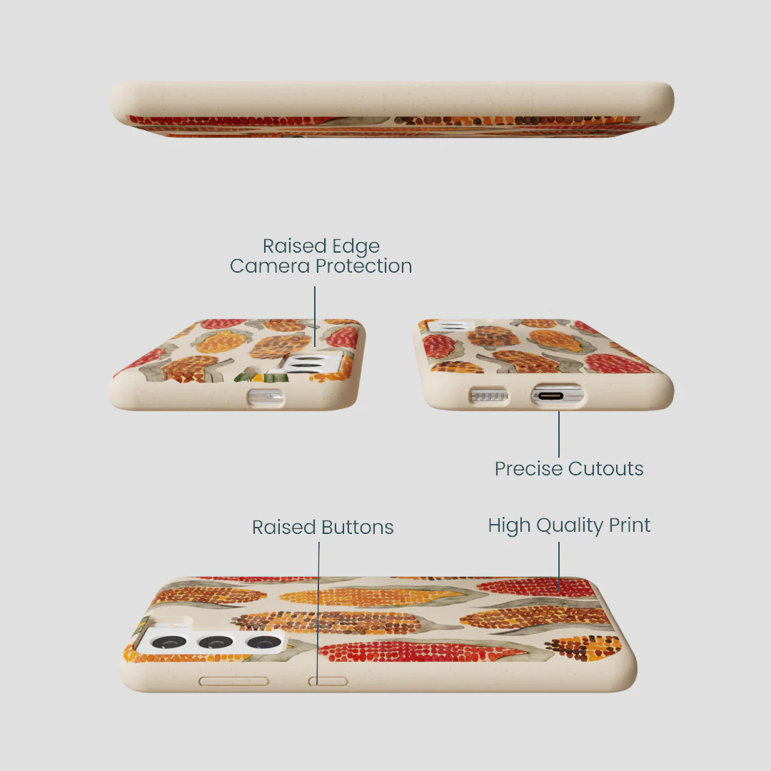 Seashell Cornfield Samsung Galaxy S22 Case - Image 3