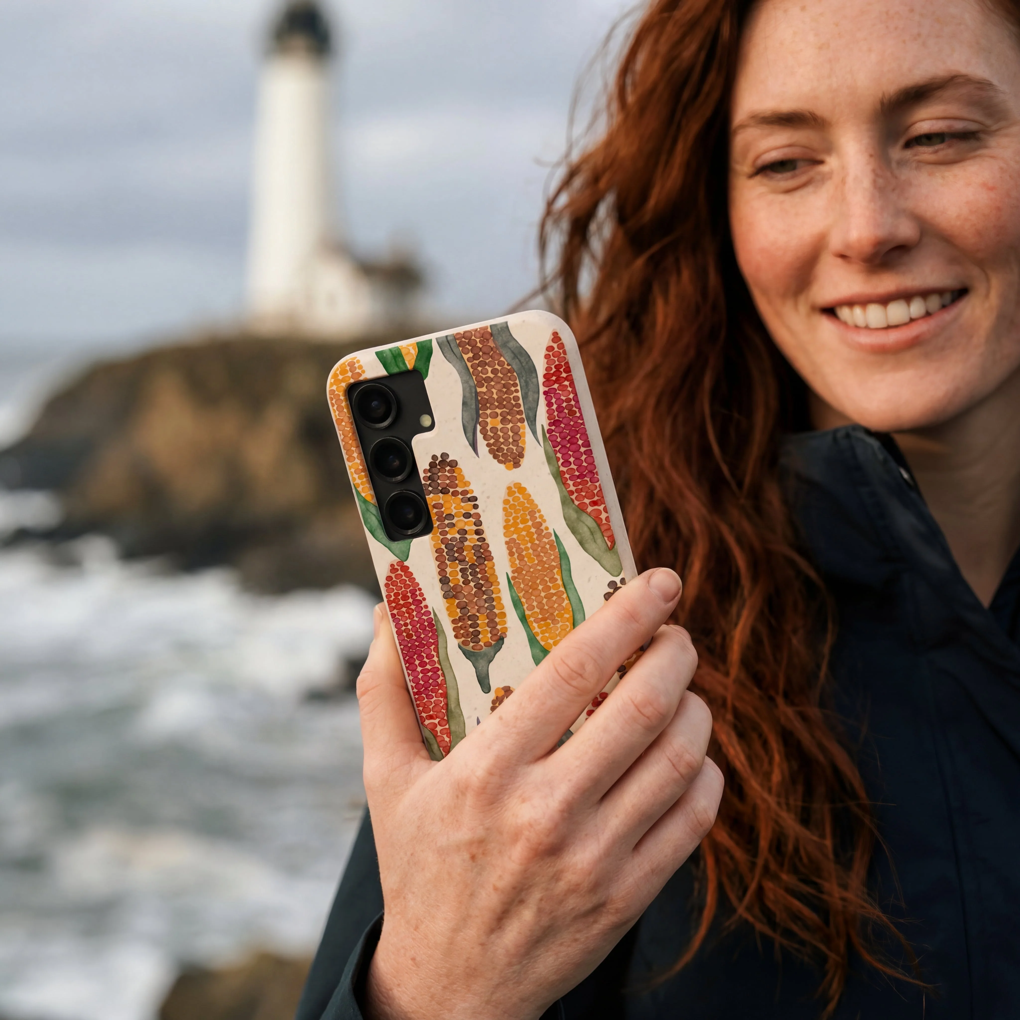 Seashell Cornfield Samsung Galaxy S25 Case - Image 2