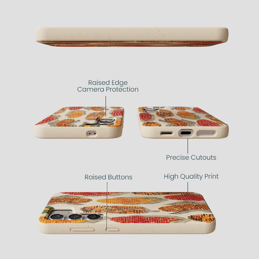 Seashell Cornfield Samsung Galaxy S25 Case - Image 3