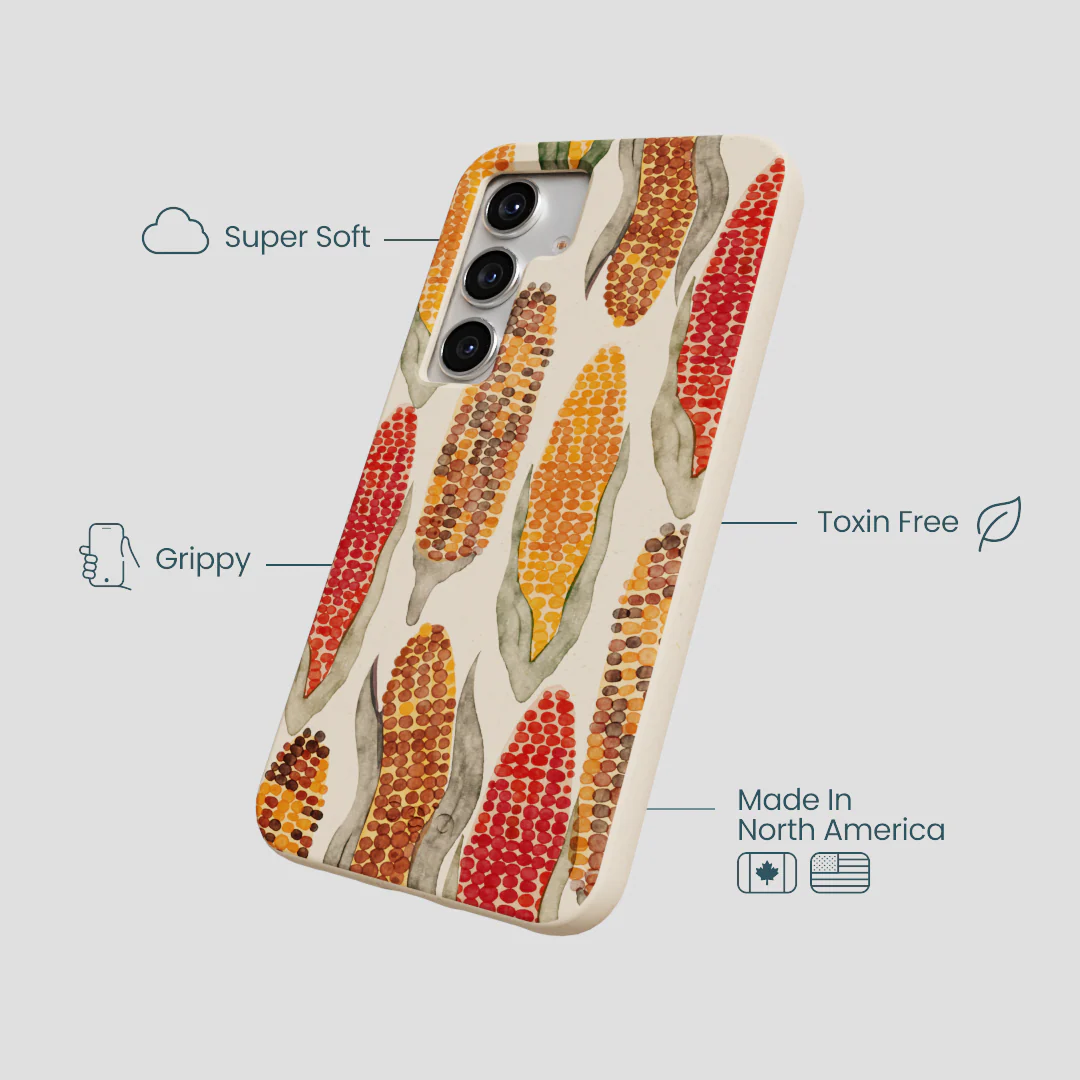 Seashell Cornfield Samsung Galaxy S25 Case - Image 4